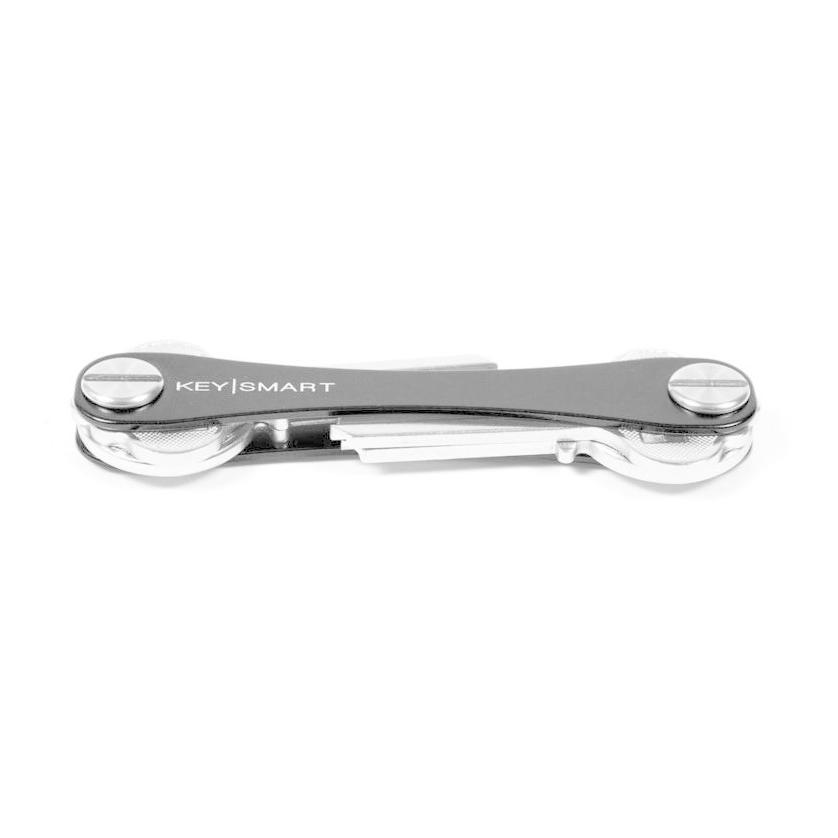 KeySmart Kompakter Schlüsselhalter für 8 Schlüssel, Aluminium - Schwarz